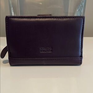 4/$25 Dark Purple Leather Wallet